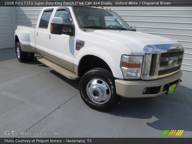2008 Ford F350 Super Duty King Ranch Crew Cab 4x4 Dually in Oxford White