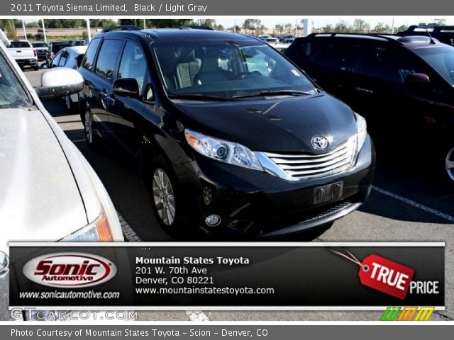 2011 Toyota Sienna Limited in Black