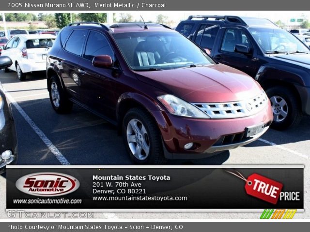 2005 Nissan Murano SL AWD in Merlot Metallic