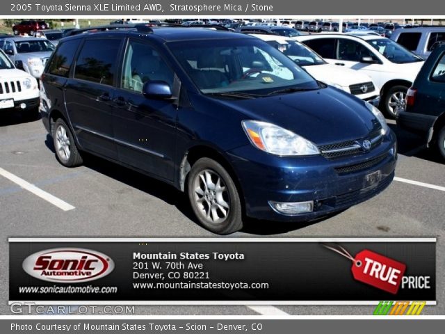 2005 Toyota Sienna XLE Limited AWD in Stratosphere Mica