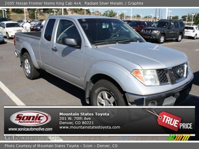 2005 Nissan Frontier Nismo King Cab 4x4 in Radiant Silver Metallic