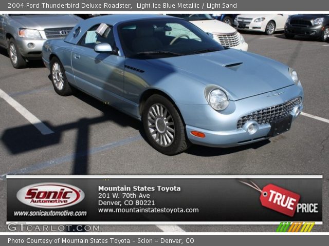 2004 Ford Thunderbird Deluxe Roadster in Light Ice Blue Metallic