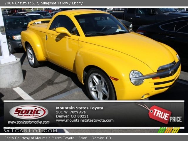 2004 Chevrolet SSR  in Slingshot Yellow