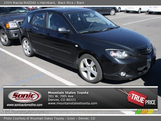 2004 Mazda MAZDA3 s Hatchback in Black Mica