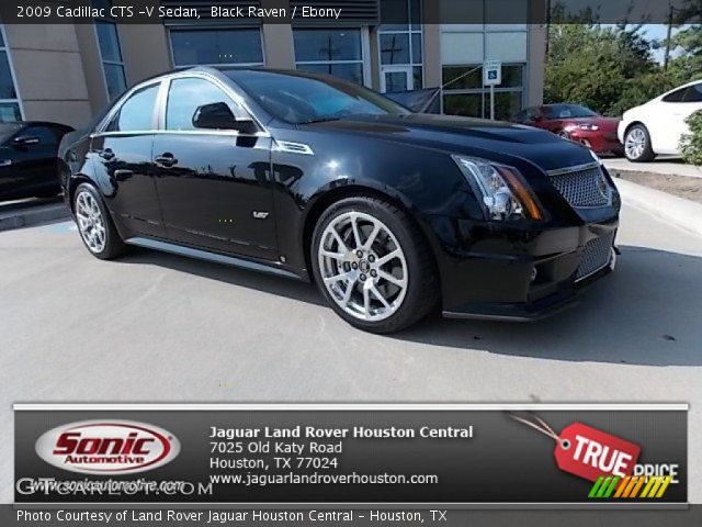 2009 Cadillac CTS -V Sedan in Black Raven