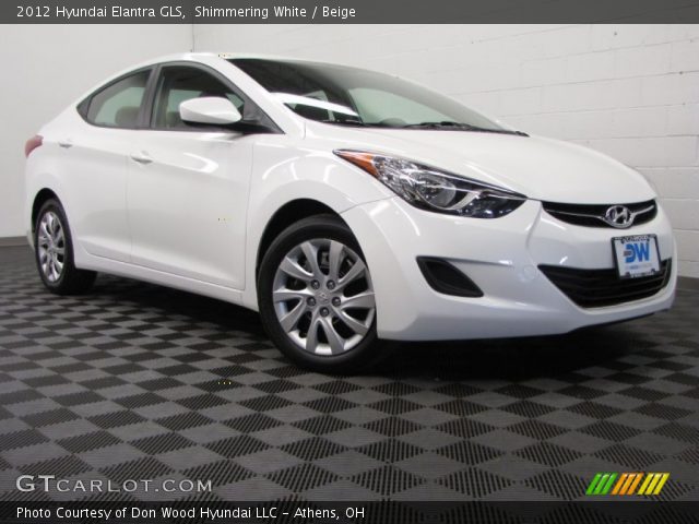 2012 Hyundai Elantra GLS in Shimmering White