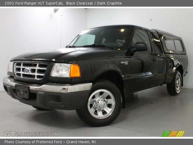 2001 Ford Ranger XLT SuperCab in Black Clearcoat