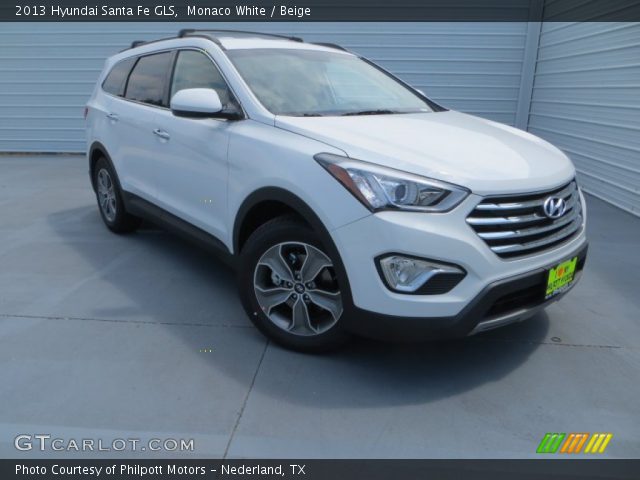 2013 Hyundai Santa Fe GLS in Monaco White