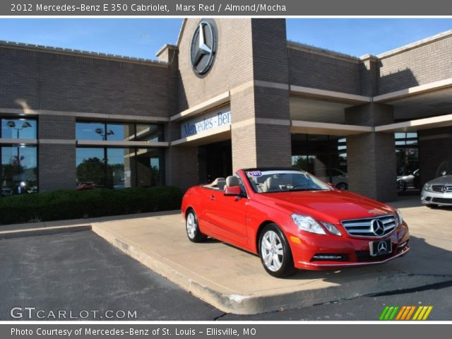 2012 Mercedes-Benz E 350 Cabriolet in Mars Red