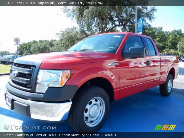 2013 Ford F150 XL SuperCab in Vermillion Red