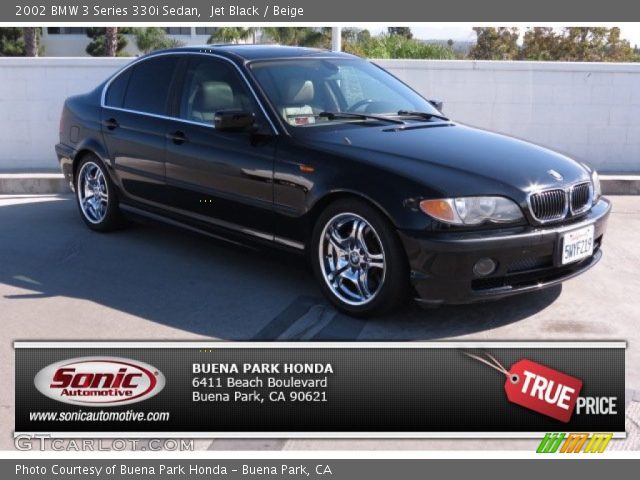 2002 BMW 3 Series 330i Sedan in Jet Black