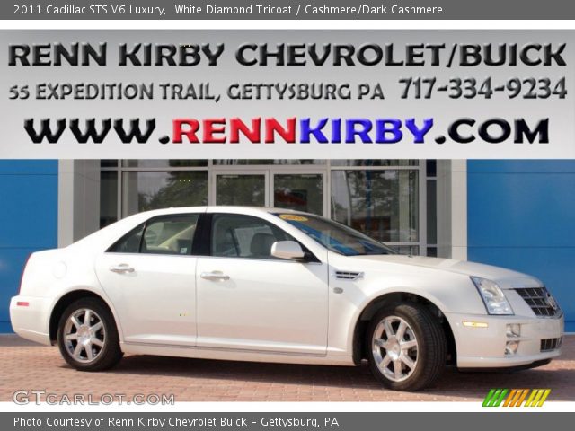 2011 Cadillac STS V6 Luxury in White Diamond Tricoat