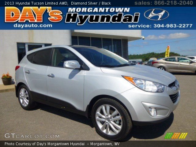 2013 Hyundai Tucson Limited AWD in Diamond Silver