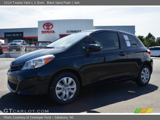 2014 Toyota Yaris L 3 Door in Black Sand Pearl