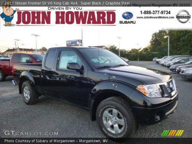 2013 Nissan Frontier SV V6 King Cab 4x4 in Super Black