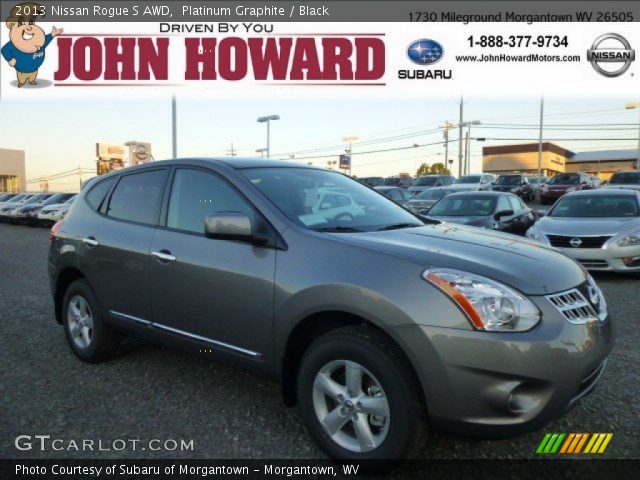2013 Nissan Rogue S AWD in Platinum Graphite