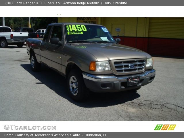 2003 Ford Ranger XLT SuperCab in Arizona Beige Metallic