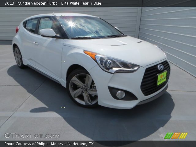 2013 Hyundai Veloster Turbo in Elite White Pearl