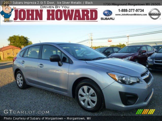 2013 Subaru Impreza 2.0i 5 Door in Ice Silver Metallic