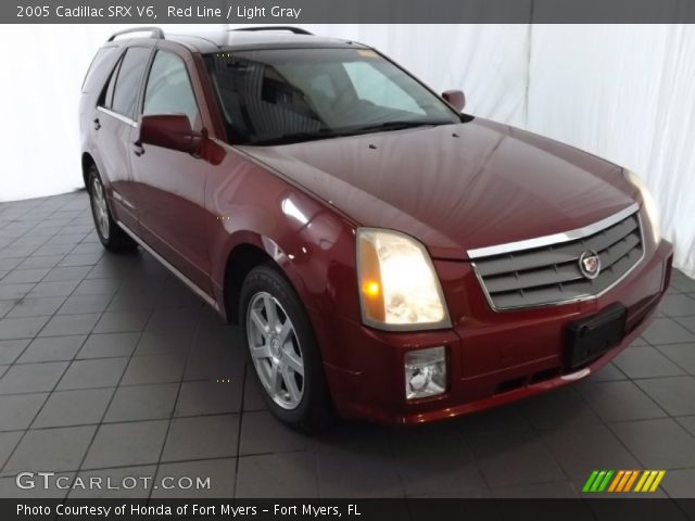 2005 Cadillac SRX V6 in Red Line