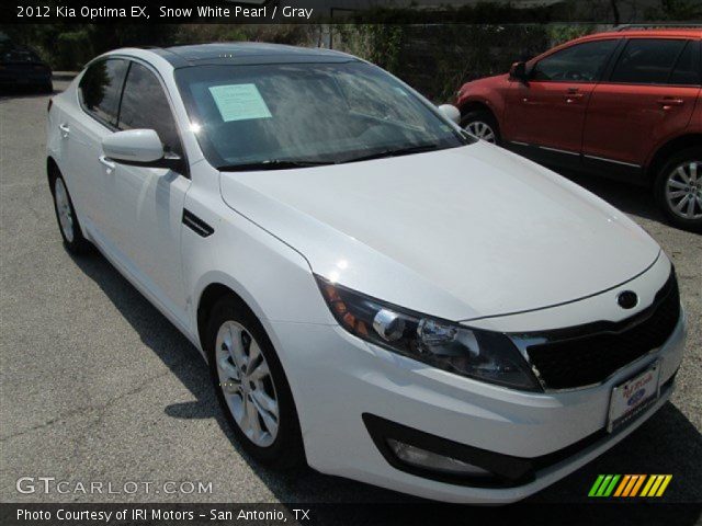 2012 Kia Optima EX in Snow White Pearl