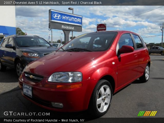 2007 Chevrolet Aveo 5 LS Hatchback in Sport Red