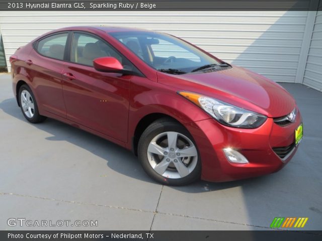 2013 Hyundai Elantra GLS in Sparkling Ruby