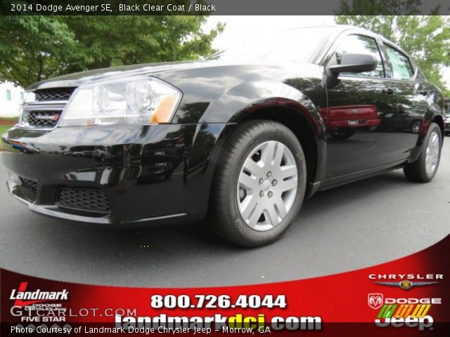 2014 Dodge Avenger SE in Black Clear Coat