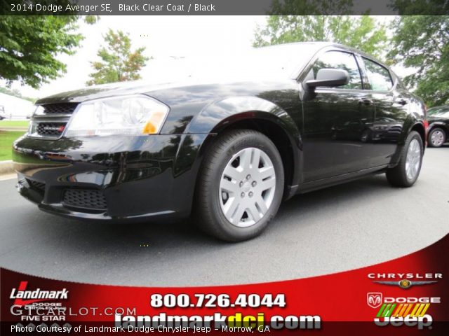 2014 Dodge Avenger SE in Black Clear Coat