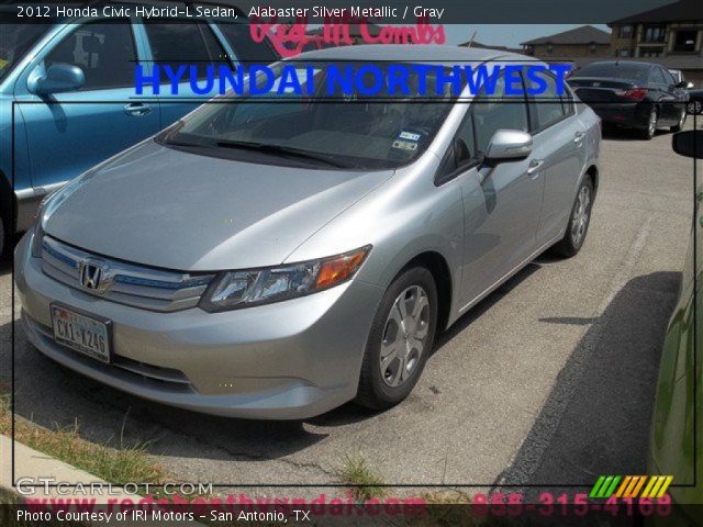 2012 Honda Civic Hybrid-L Sedan in Alabaster Silver Metallic