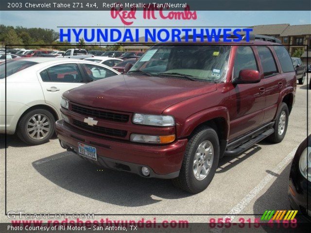 2003 Chevrolet Tahoe Z71 4x4 in Redfire Metallic