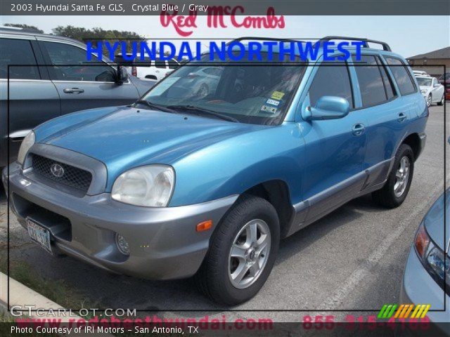 2003 Hyundai Santa Fe GLS in Crystal Blue