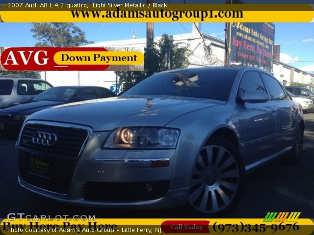 2007 Audi A8 L 4.2 quattro in Light Silver Metallic