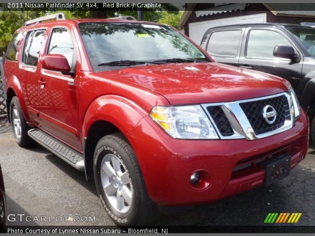 2011 Nissan Pathfinder SV 4x4 in Red Brick