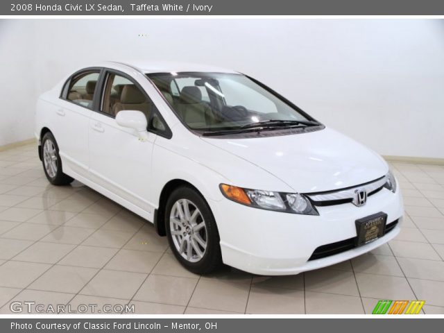 2008 Honda Civic LX Sedan in Taffeta White