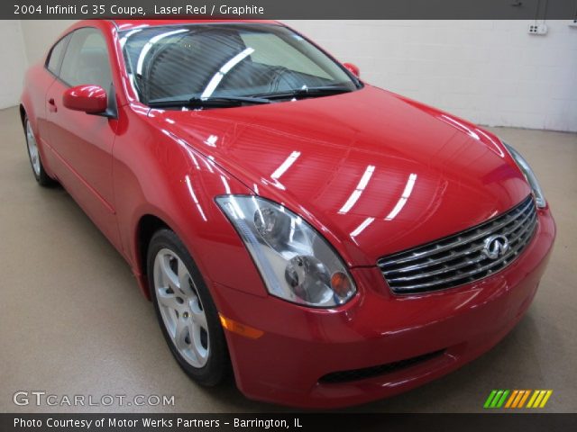 2004 Infiniti G 35 Coupe in Laser Red