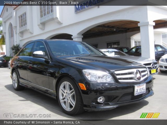 2009 Mercedes-Benz C 350 Sport in Black