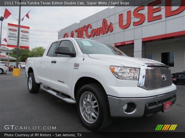 2011 Toyota Tundra Texas Edition Double Cab in Super White