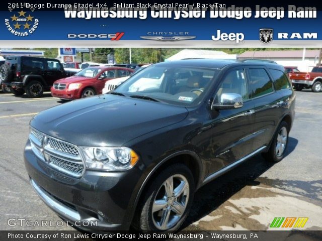 2011 Dodge Durango Citadel 4x4 in Brilliant Black Crystal Pearl