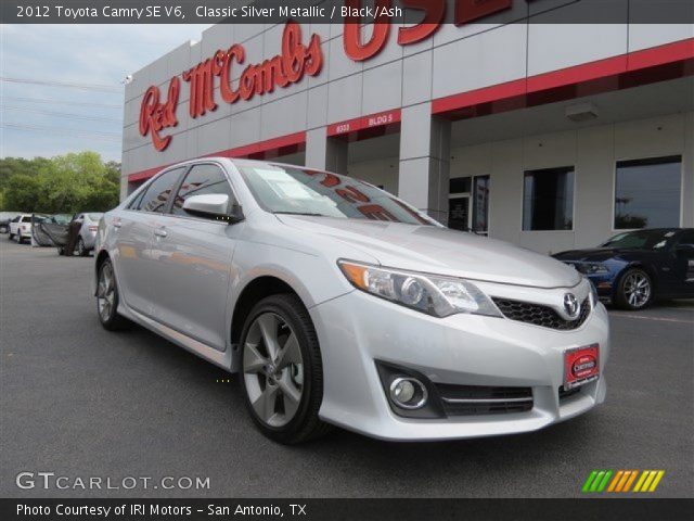 2012 Toyota Camry SE V6 in Classic Silver Metallic