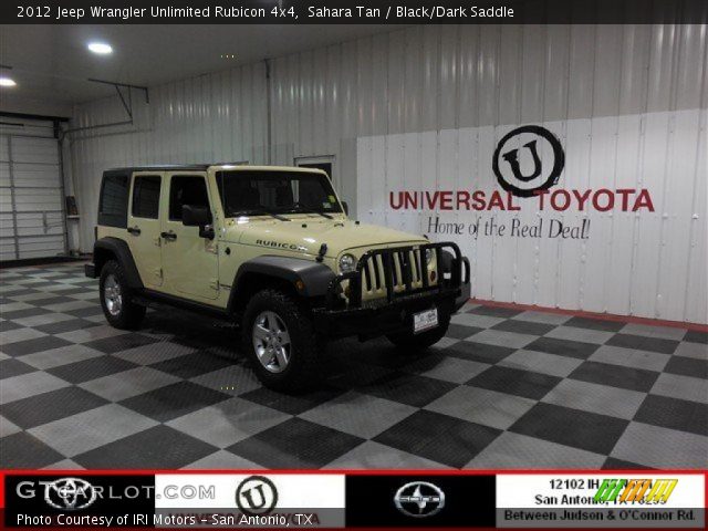 2012 Jeep Wrangler Unlimited Rubicon 4x4 in Sahara Tan