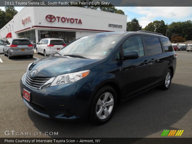 2011 Toyota Sienna LE in South Pacific Blue Pearl