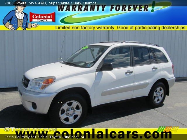 2005 Toyota RAV4 4WD in Super White