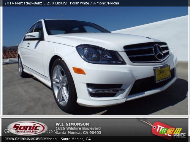 2014 Mercedes-Benz C 250 Luxury in Polar White