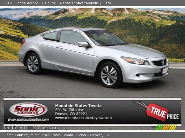 2010 Honda Accord EX Coupe in Alabaster Silver Metallic