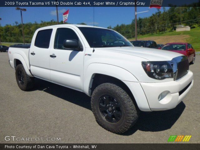 2009 Toyota Tacoma V6 TRD Double Cab 4x4 in Super White