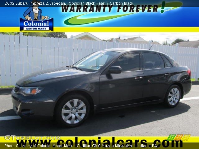 2009 Subaru Impreza 2.5i Sedan in Obsidian Black Pearl