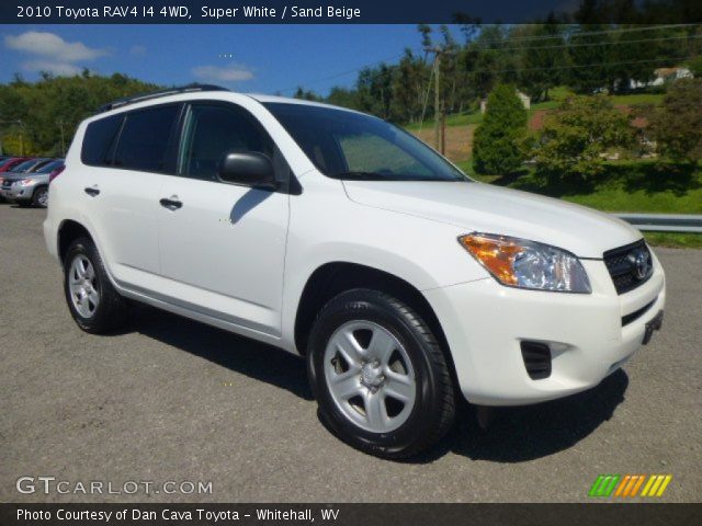 2010 Toyota RAV4 I4 4WD in Super White