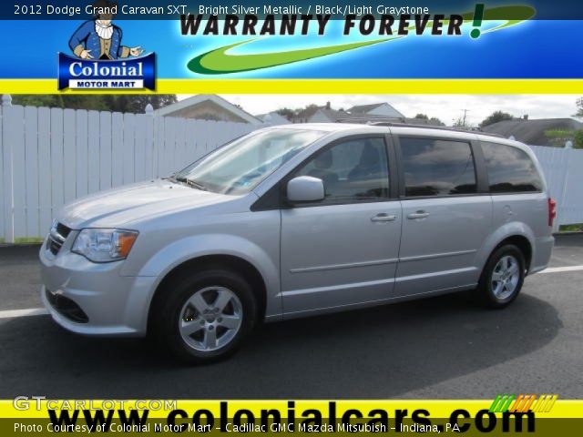 2012 Dodge Grand Caravan SXT in Bright Silver Metallic