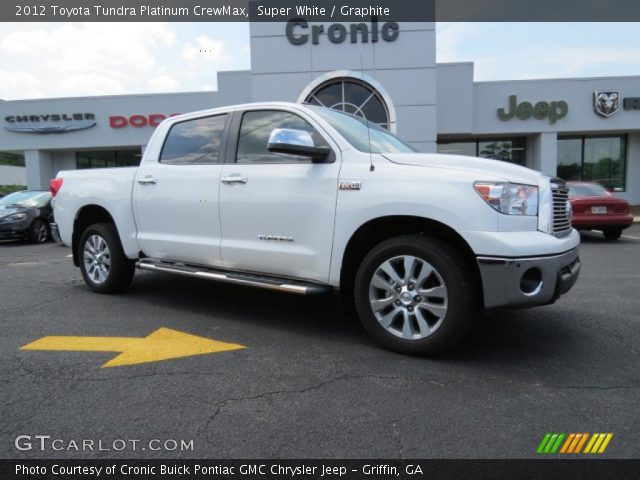 2012 Toyota Tundra Platinum CrewMax in Super White